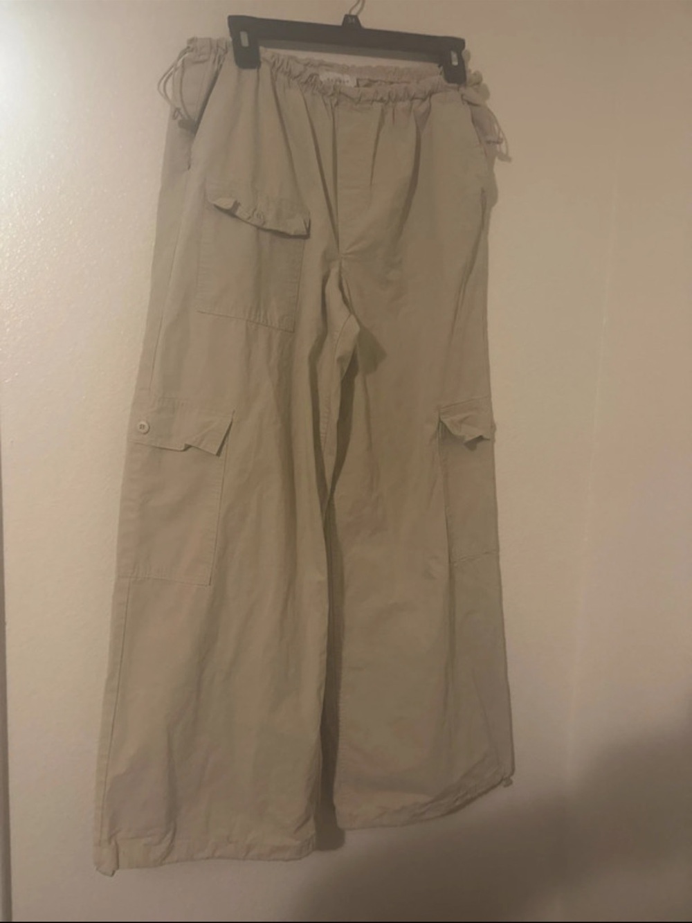 Pacsun wide leg drawstring cargo pants